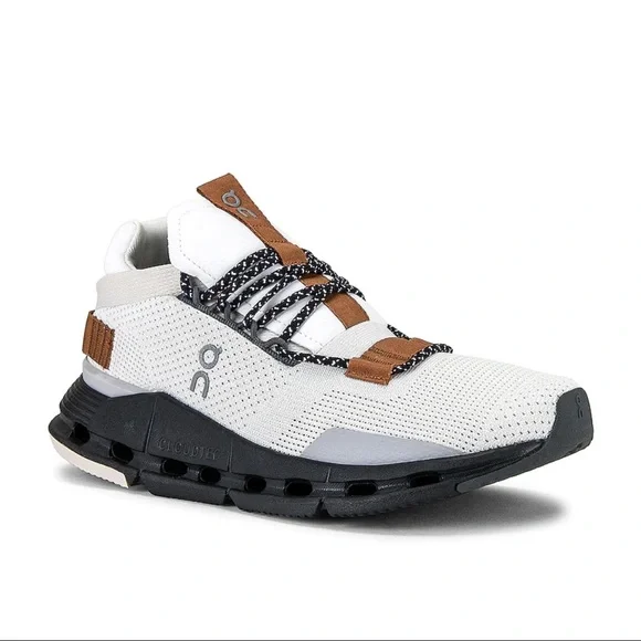 ON Running Couldnova Women Shoes Size 8.5 White Pecan - Picture 2 of 13